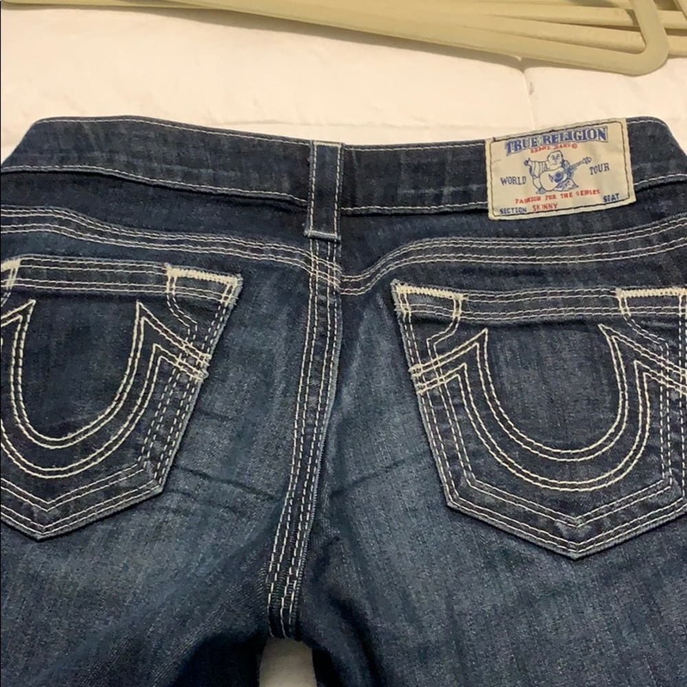 True religion dark wash jeans